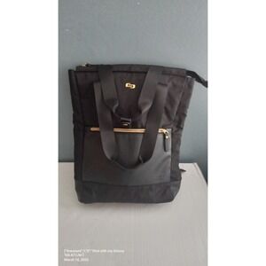 Solo New York Tote Backpack Convertible Laptop Bag‎ Black Travel Carry On